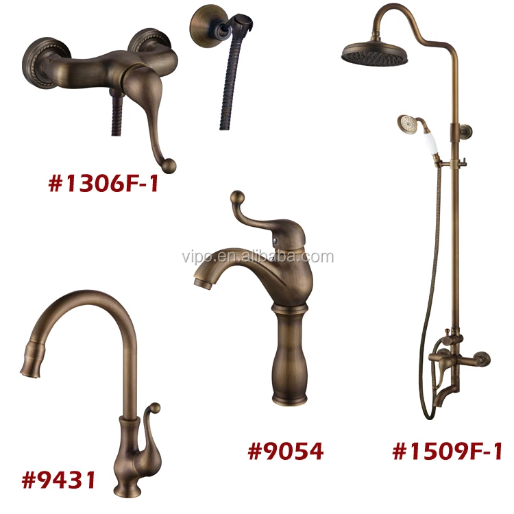 
Античный латунный Смеситель для ванной комнаты для исламского рынка 