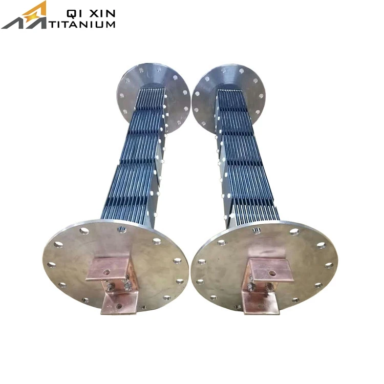 Титановый катод и анод для генератора гипохлорита натрия