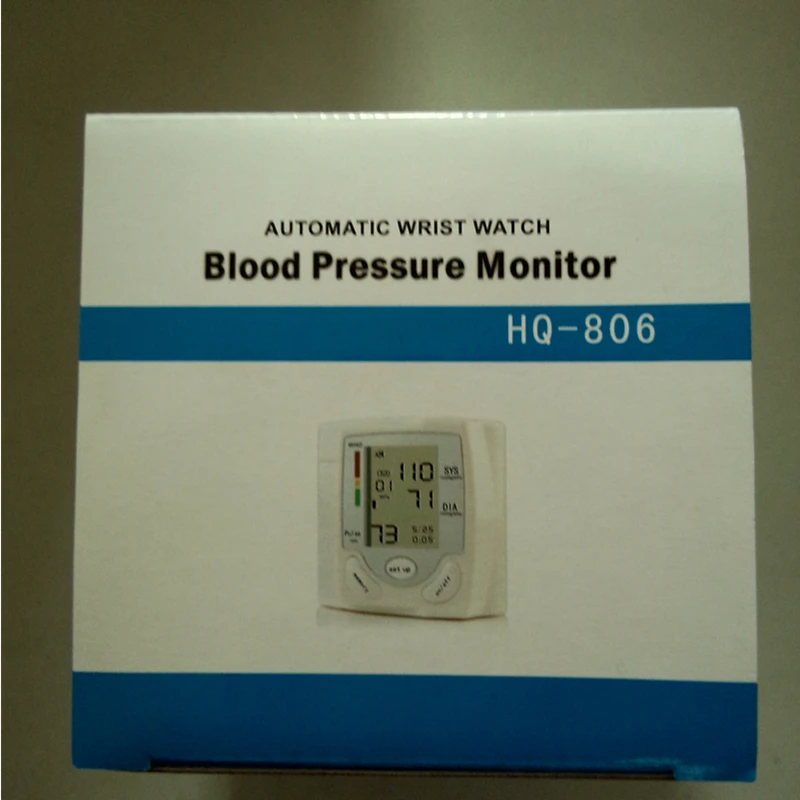 Portable Home Use Blood Presure Testing Equipment Digital Wrist Blood Pressure Monitor
