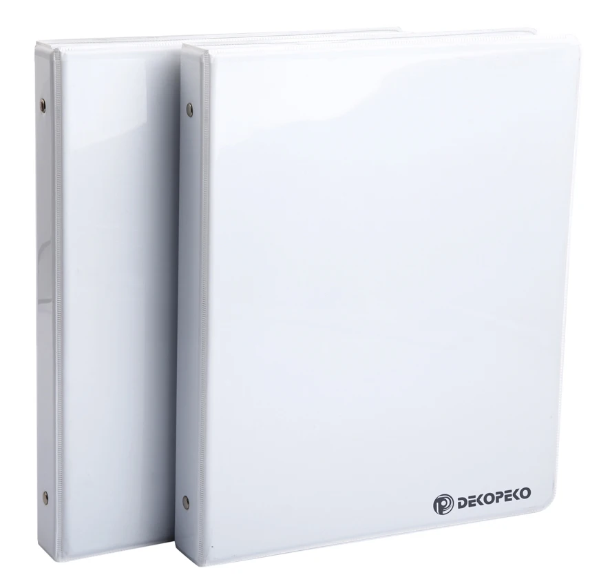 PVC material 3 ring binder file folder