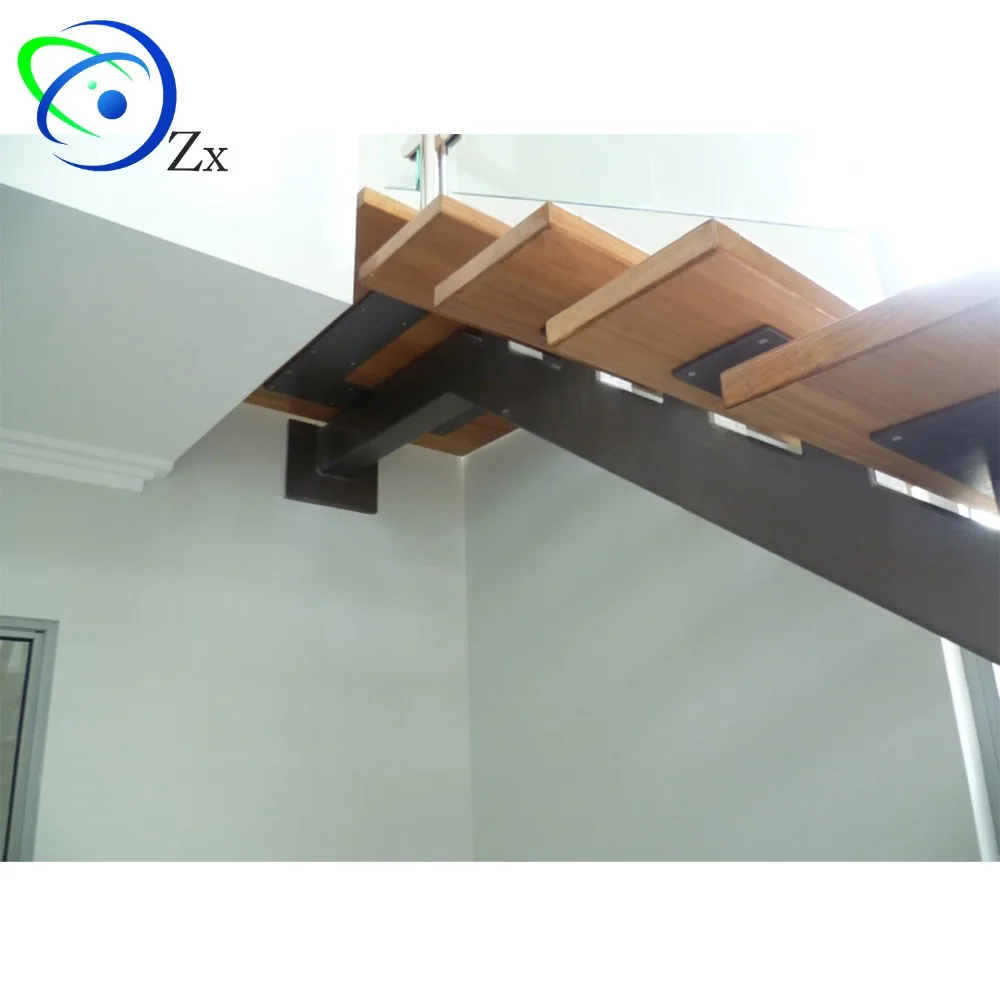 
Easy Installation Home Design Straight Staircase Stainless Steel Curved Metal Entrance Double Plates Stair 