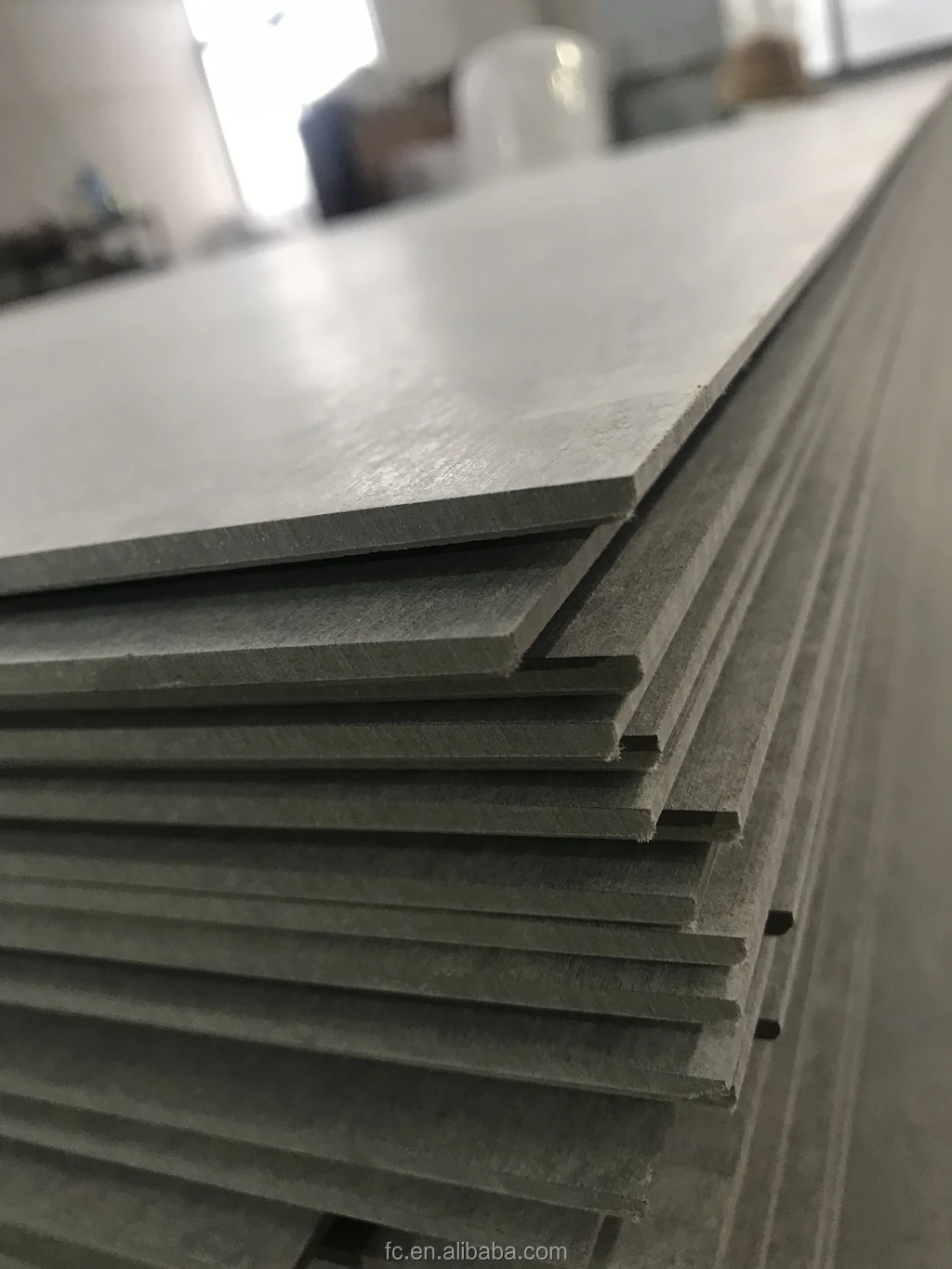 
6mm thick Fibre Cement Tile backer Board or Floor Tiling base with CE certificate 