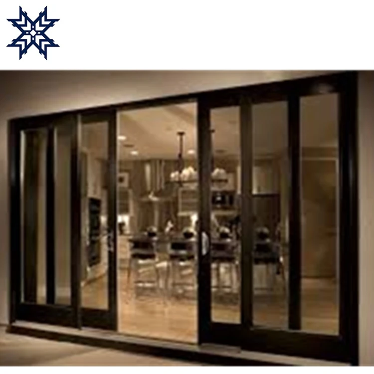 FRP PU polyurethane fiberglass sound proof double glass sliding door