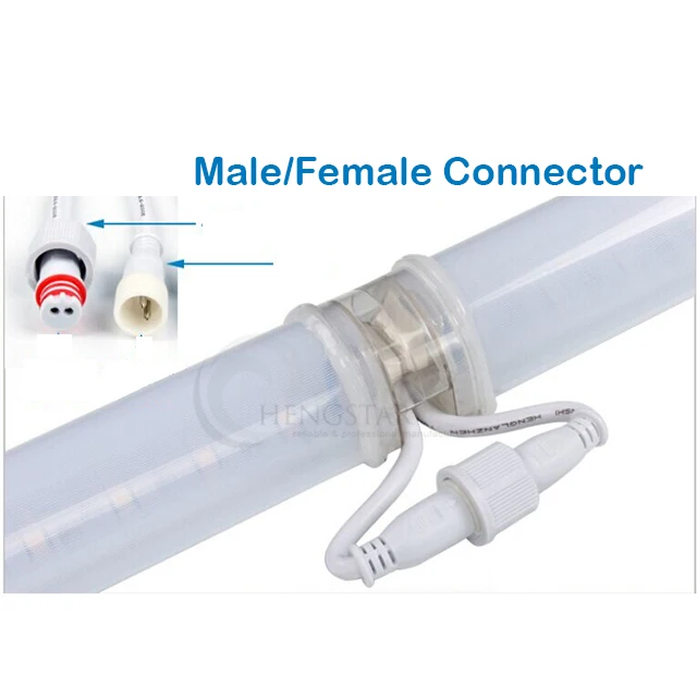 
Outdoor Rail guarding 24V Dc D4535 Rgb 48Smd 5050 6 Pixel IC Dmx Wireless Led Hurdle Digital Tube Pipe Lights 