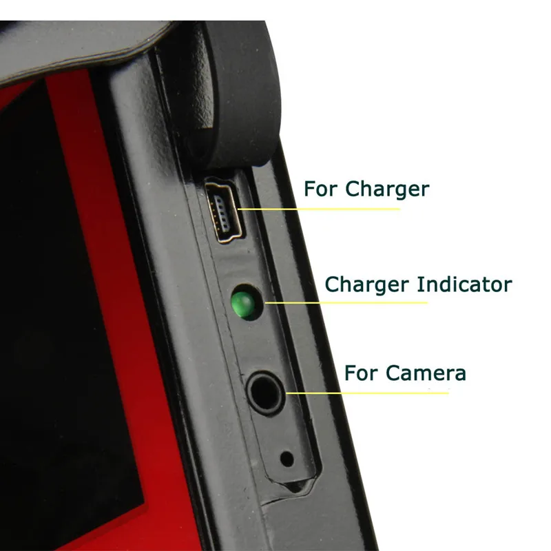 Low Power HD Waterproof 4.3 Inch Screen 20M Cable Underwater Fish Finder Video Camera With DVR Function