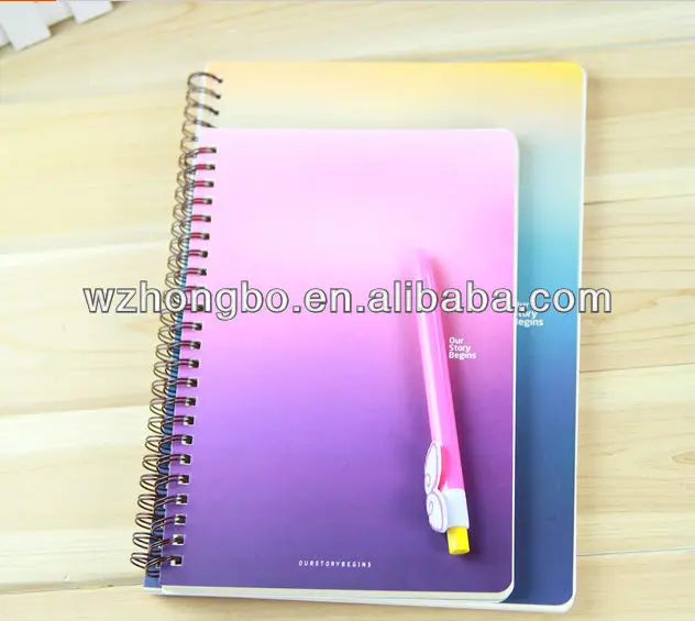 custom spiral bound composition notebook