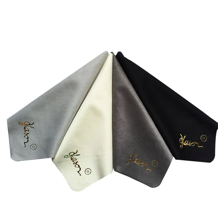 Hot sale custom logo printed microfiber lens cleaning cloth