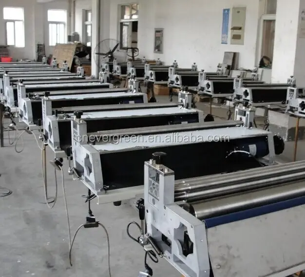 steel rollers JS720A paper edge glue machine, cardboard glue applicator machine