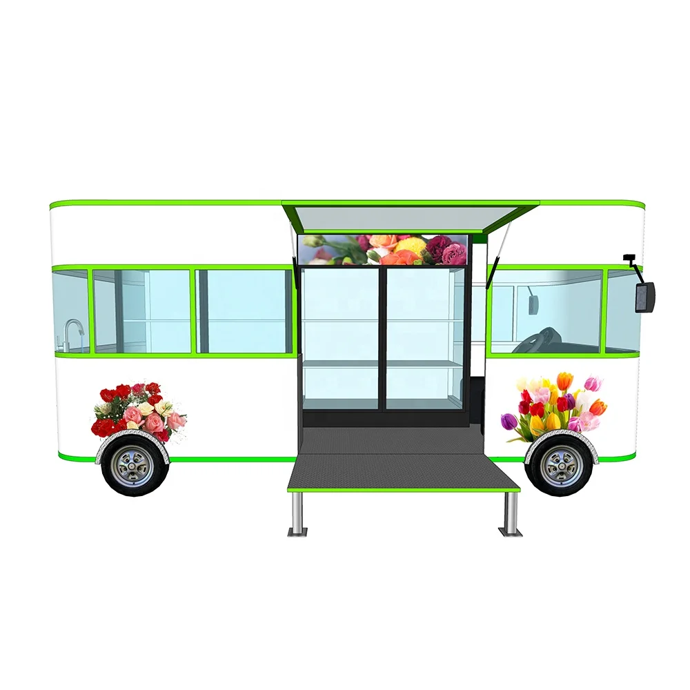 factory supply mobile fast food cart electric truck with CE