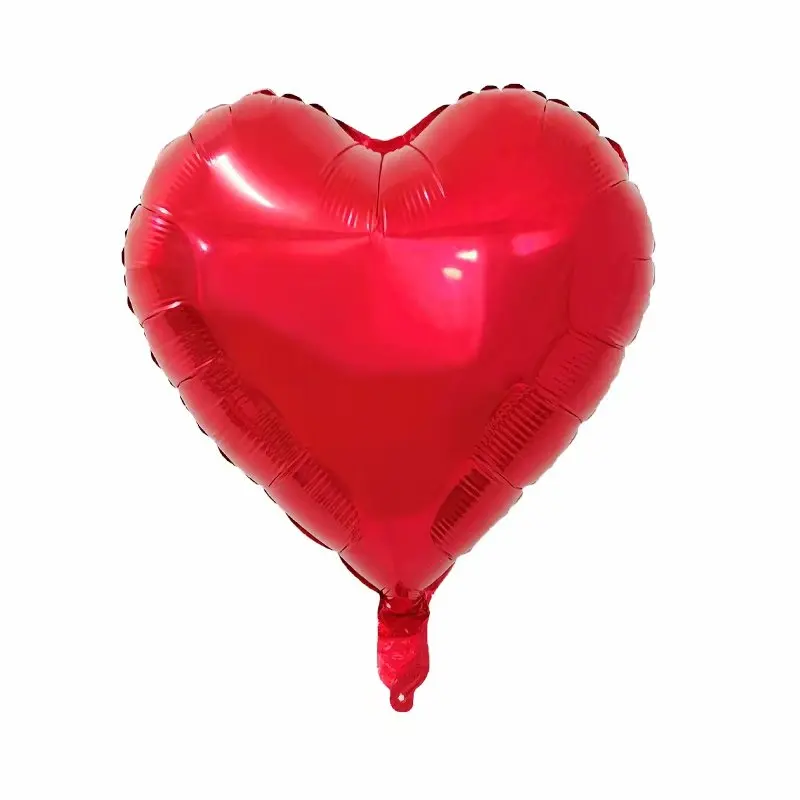 Свадебных мероприятий и вечеринок Красный подключен любовное письмо шарик из фольги в форме 12 дюймов принт Топ белого цвета с сердечками и воздушных шаров из латекса