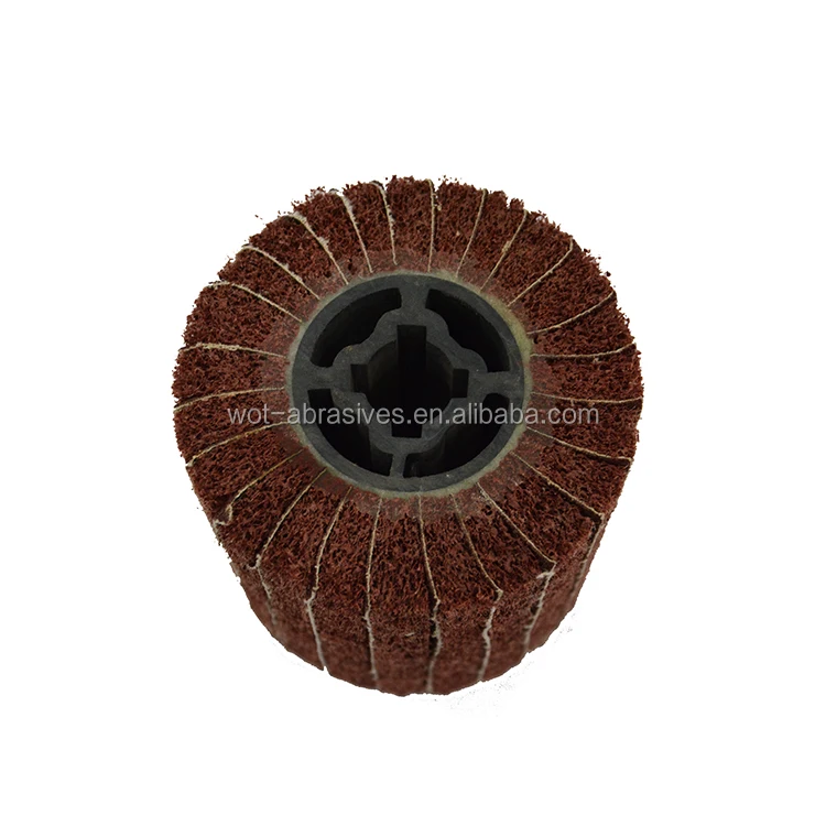 China Manufacture Wire Drawing Non Woven Polishing Wheel