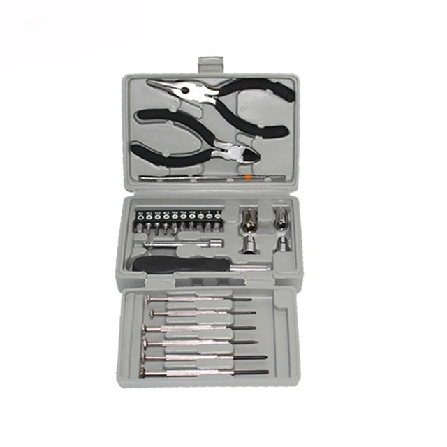 26pcs  professional  Hand Tool Socket and Bit Set with blow case