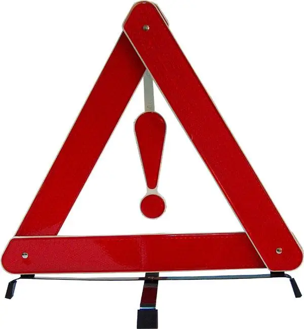 Highway Road Safety Emergency Car Sign Solar LED Warning Reflecting Reflective Warning Triangle