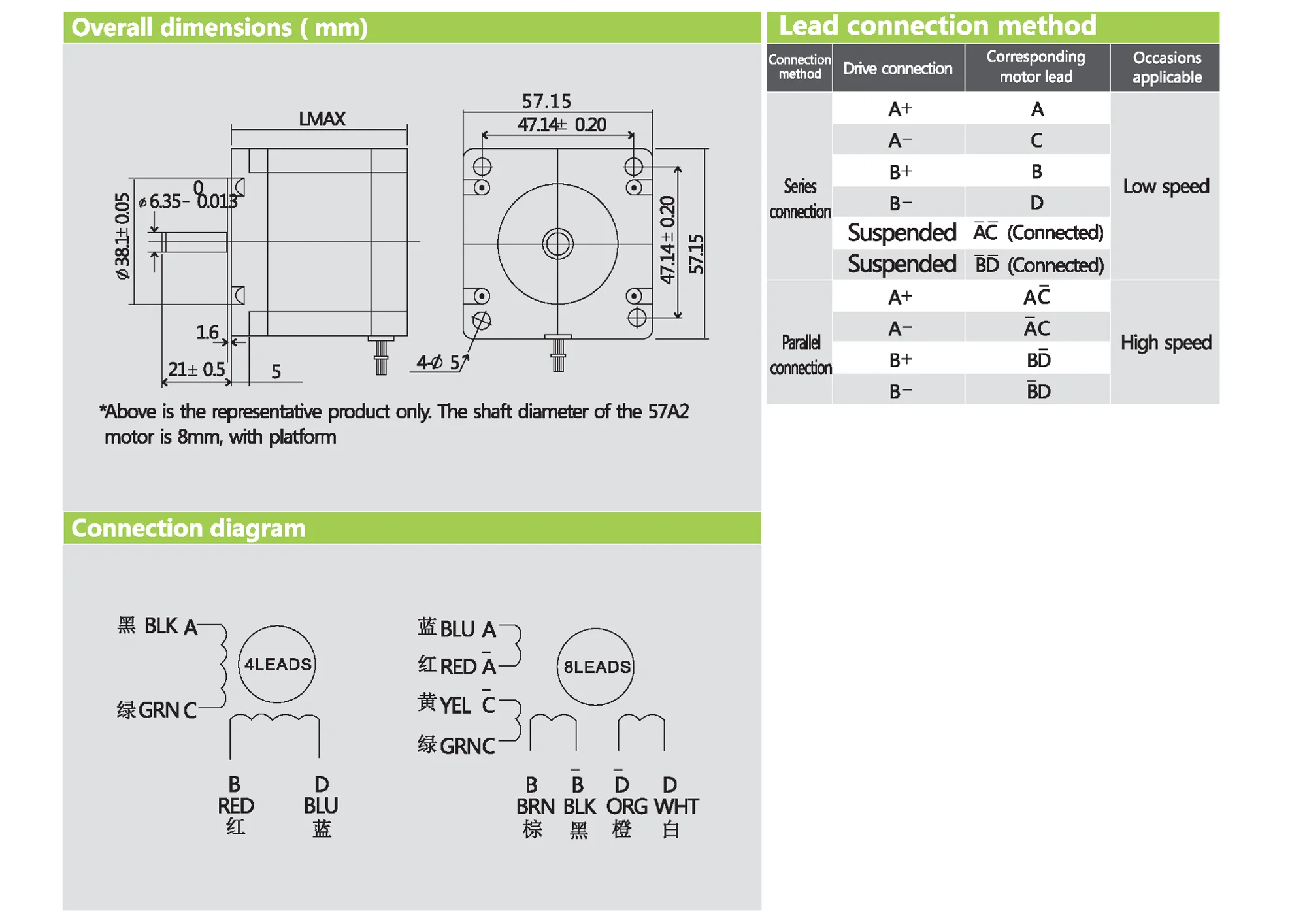 Гибридный шаговый двигатель Rtelligent 57A2 с открытым контуром 4 а Nema 23 длина 80 мм 1 8 градусов