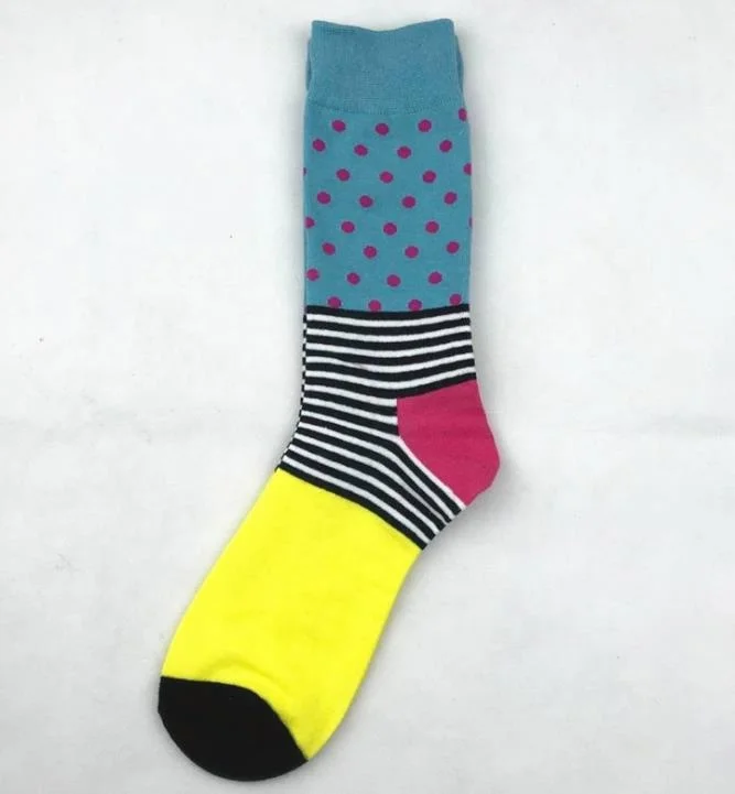 Breathable european version large size cotton wholesale fashion wild cotton mens tube trend socks