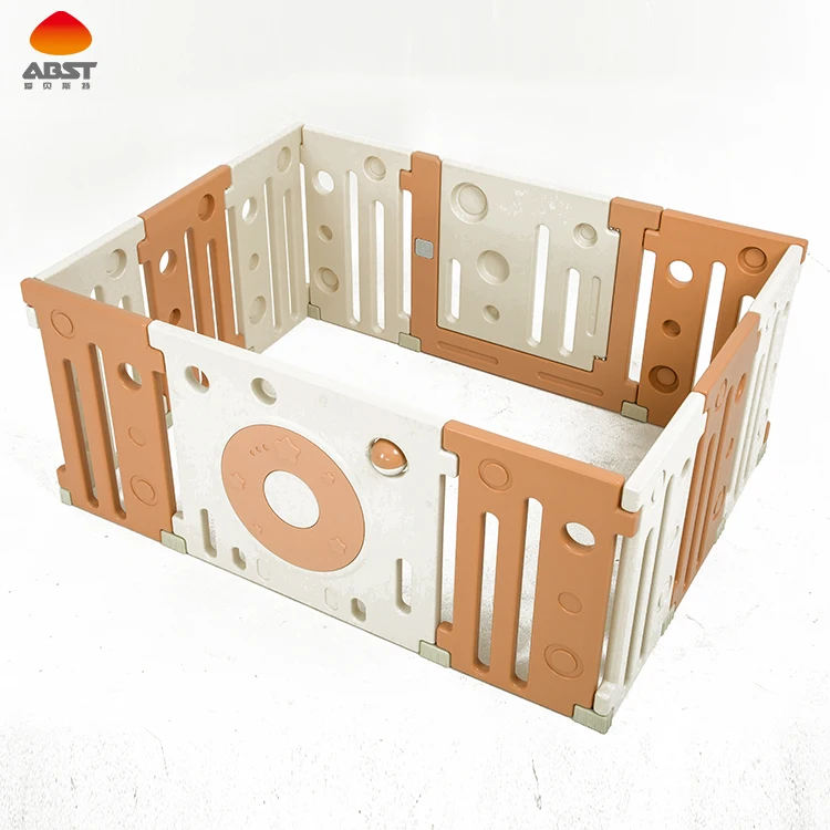 
10+2 Panel Bubble Portable Plastic Baby Playpen Durable Indoor Kid Play Fence Play Yard 