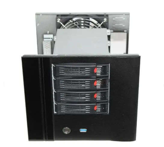 N4 оснащены материалом высокого качества Горячая замена 4 Bay nas сервер чехол для настольного filecoin