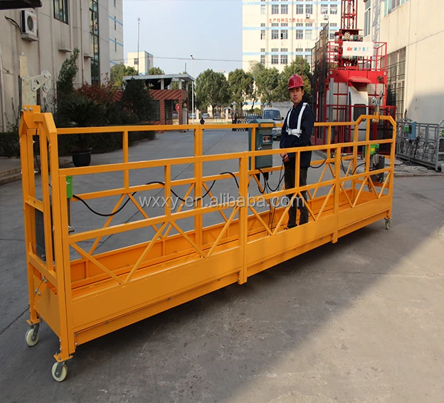 ZLP630 Electric hot-dip galvanized suspended lifting platform for building facade cleaning with CE Approved