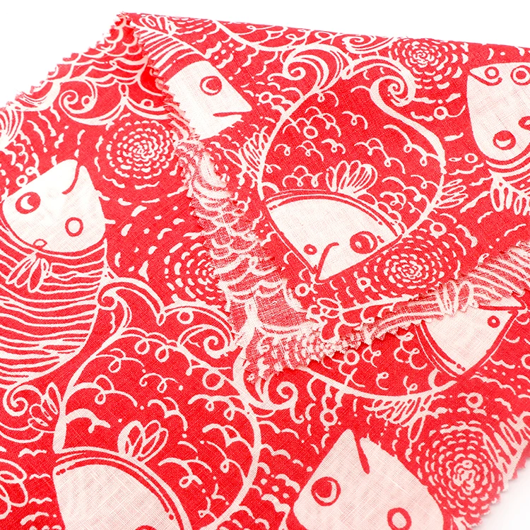 Rhododendron pattern rotary screen print poplin calico fabric made in China