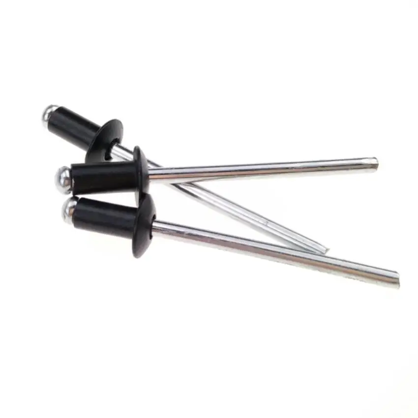 
Black Painted Pop Rivets Aluminum Fastener 5052 Steel Mandrel 