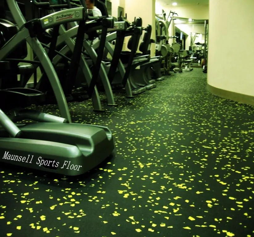 rubber 100% caucho EPDM / Pisos de sala de fitness / gimnasio Mats precio