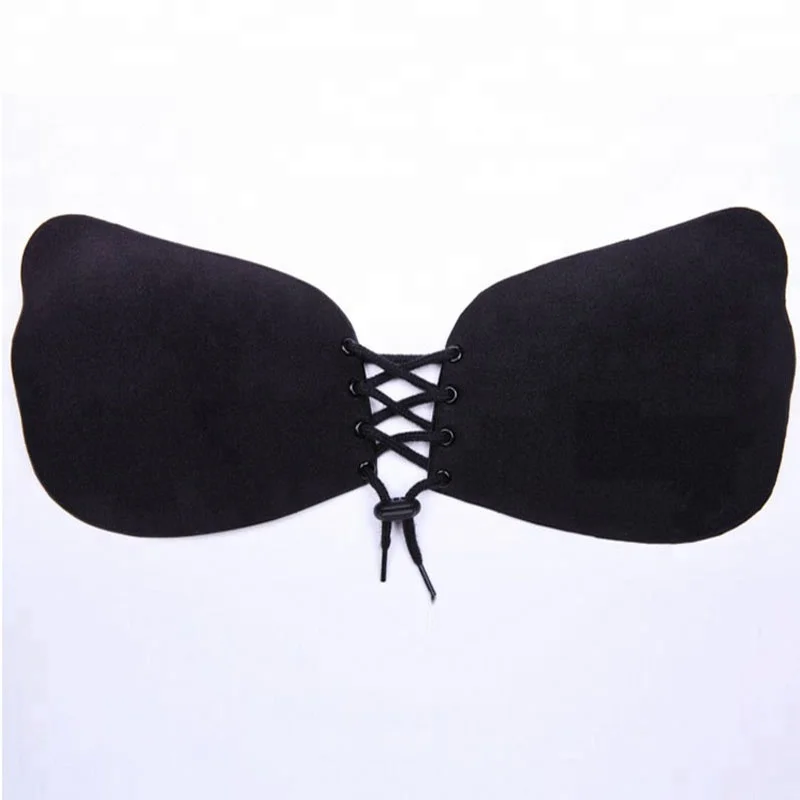 2019 latest fashion sexy strapless invisible Bra Wholesale push up silicone strapless backless adhesive backless bra stocklots