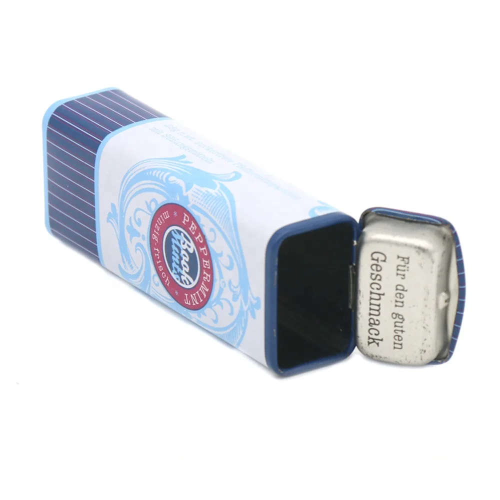 Recyclable Metal bulk mint tins chewing gum packaging box