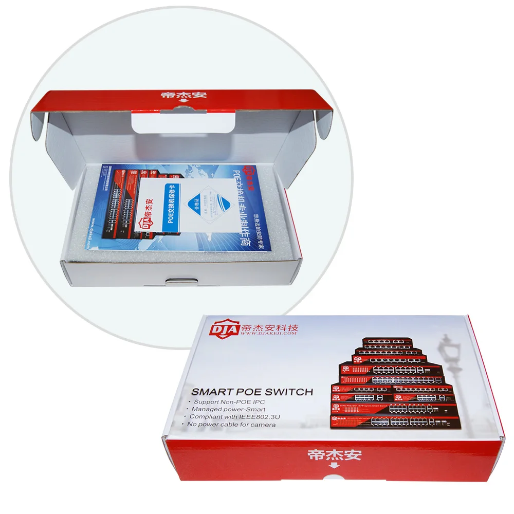 
Hot 8+2 port 10/100m poe switch multiple ethernet port for CCTV 