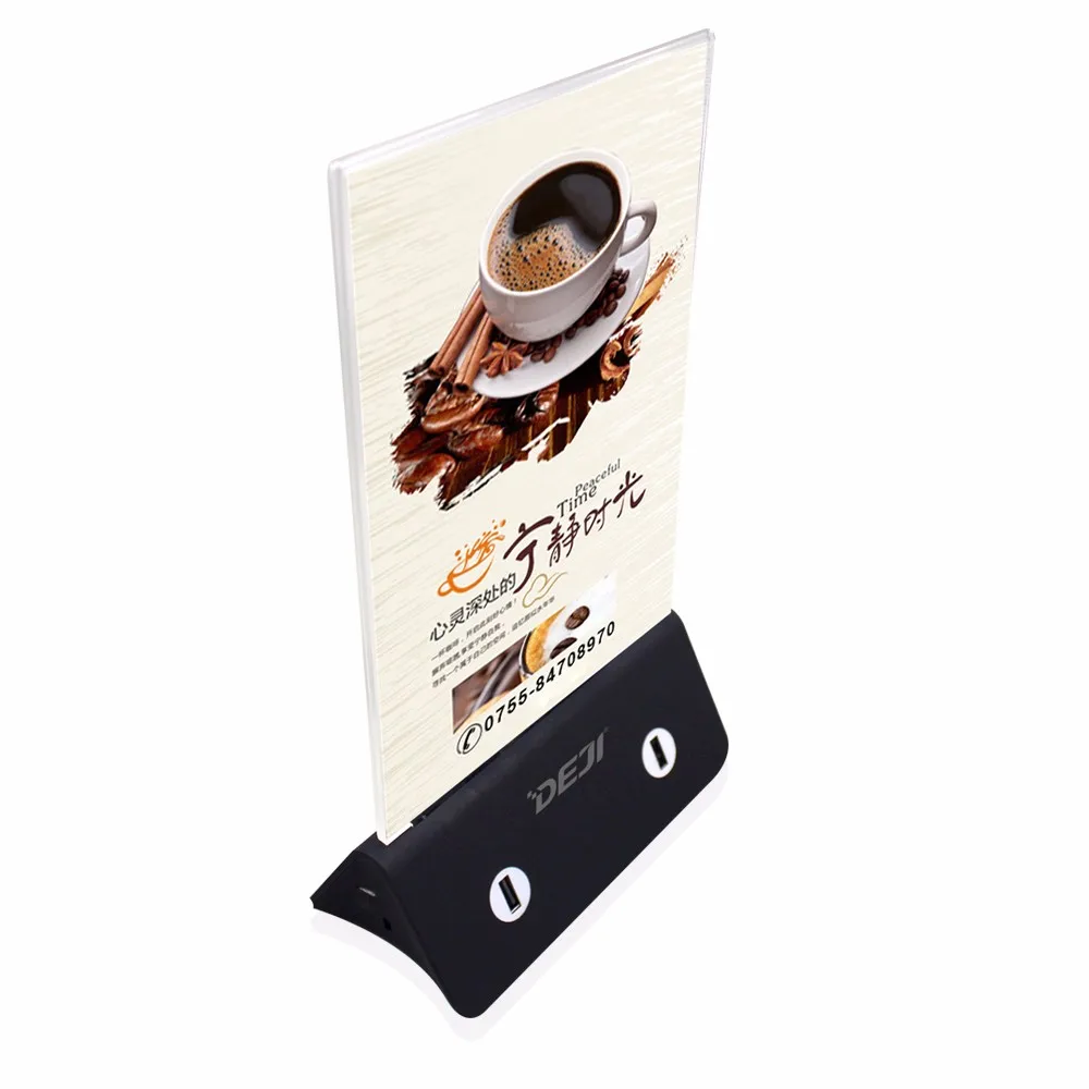 Обновление безопасности блокировка Меню power bank 10000 мАч для кафе