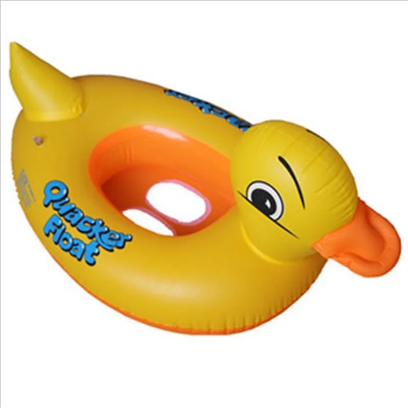 Funny design inflatable float inflatable twin baby double swim float seat
