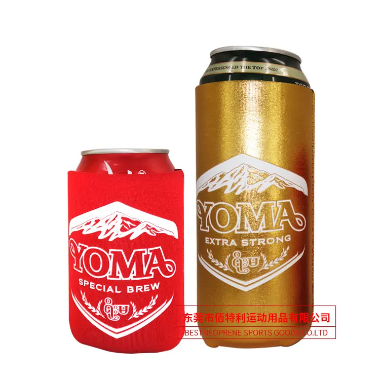 Unusual form thermal neoprene cup can coozies for cold beer