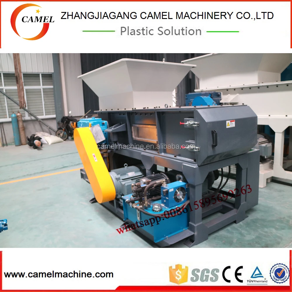 Измельчитель отходов пластиковых труб из полиэтилена высокой плотности, дробилка с головкой в одной машине