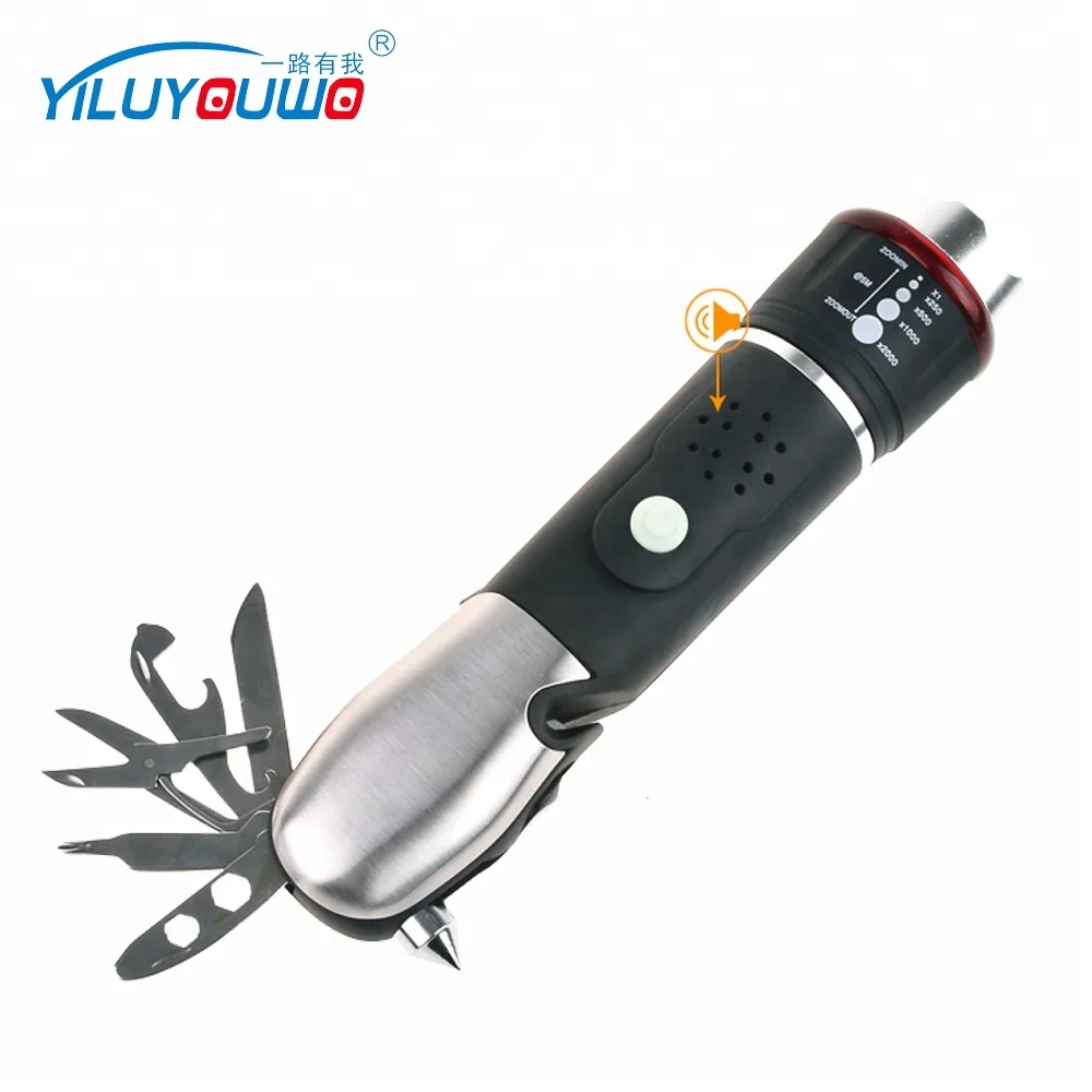 
Multi function car emergency tool with flashlight 