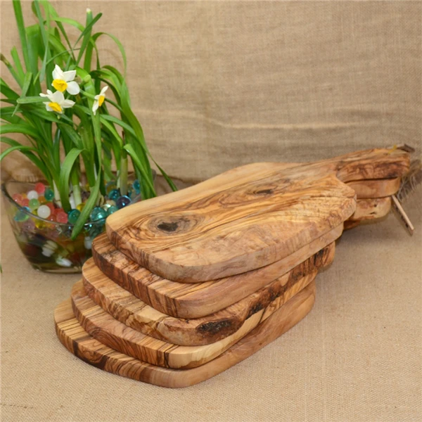 OL001 30CM Online Shopping Italian Butcher Wooden Olive Chopping Board