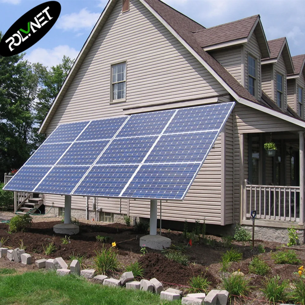 
10kw hybrid 3 phase 380v energia solar energy systems kw system rural area for family use free shipping from POLYNET 