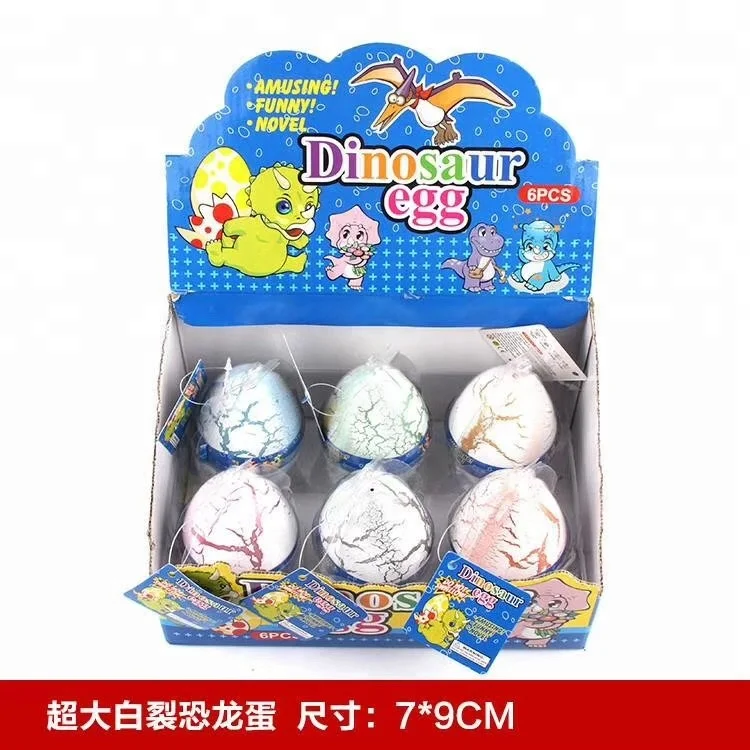 2018 new Big Size Colorful Dinosaur Eggs Hatching Growing Dinosaur Baubles Add Water Grow Funny Toys Children Kid Gift Magic Egg