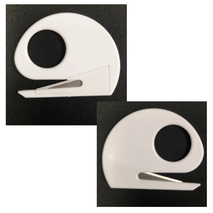 
PTLP-017 plastic ring shape letter opener 
