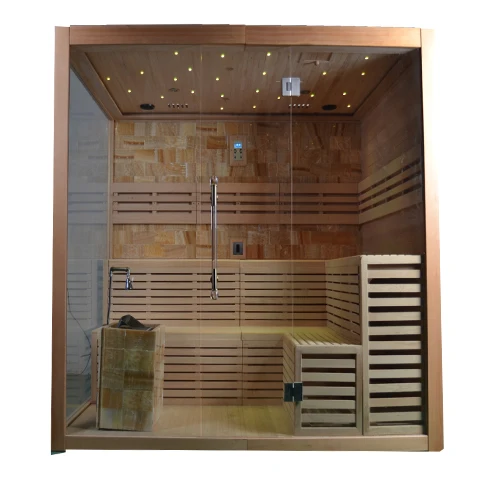 Wholesale price hemlock wood steam sauna cabin