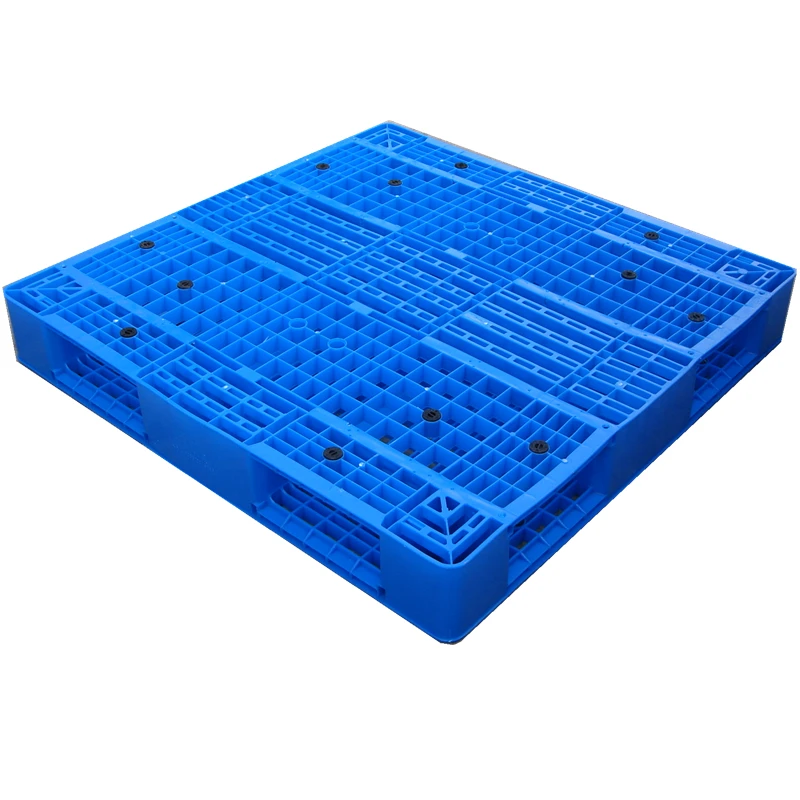 Light weight stacked open deck double face Heavy Load Capacity HDPE Floor Stacking Use plastic pallet