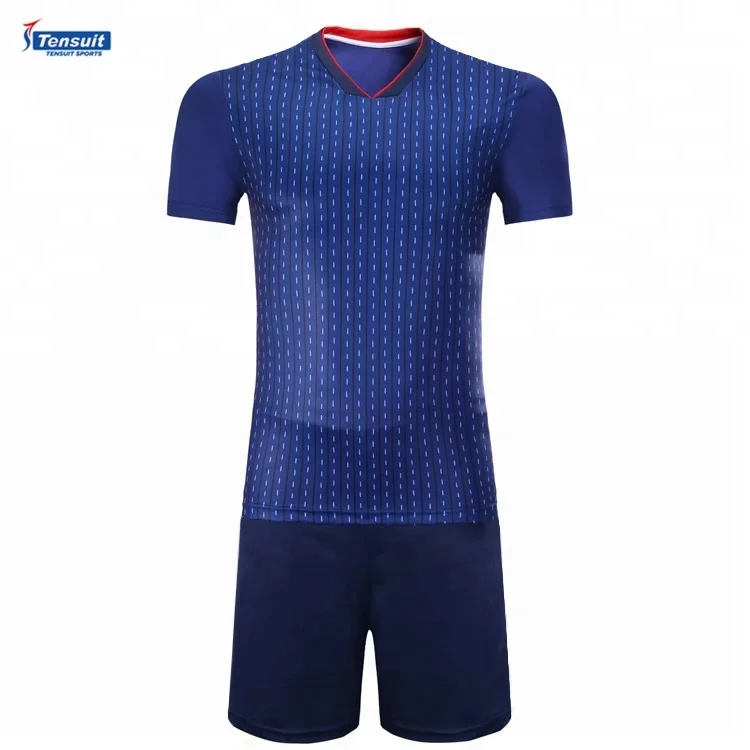 Best thailand grade 2018 world cup team soccer shorts and jersey set