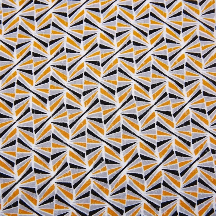 Fashional geometric shape print fabric rayon dotted  brocade woven jacquard  for dresses in jacquard fabric