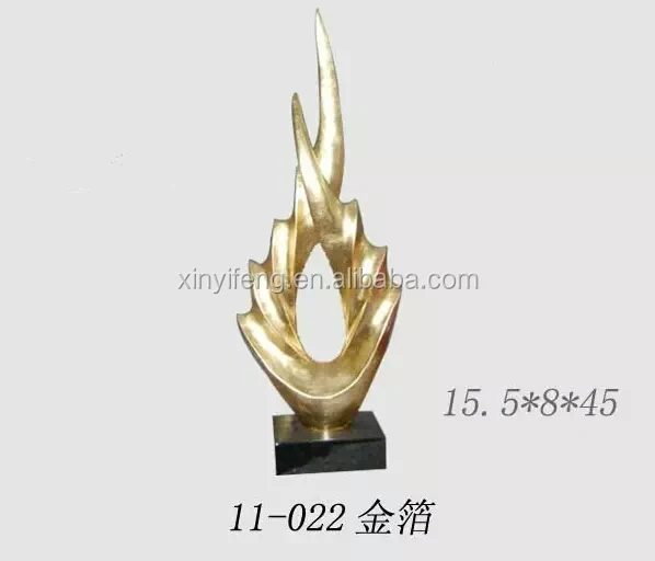 FRP Office Resin Decoration Concise Modern Sculpture Abstract Artware
