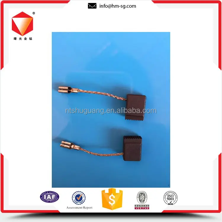 Top supplier low density carbon brushes for hilti motors