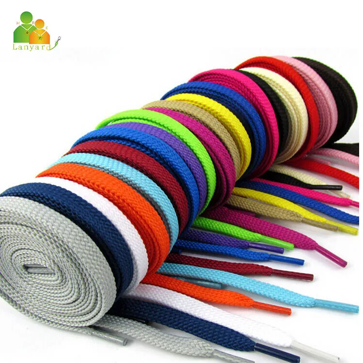 Customized Sublimation Printed Polyester Shoelaces , Colorful Logo Printed Shoe Lace for Shoes Outdoor Sports Shoes Custom Logo