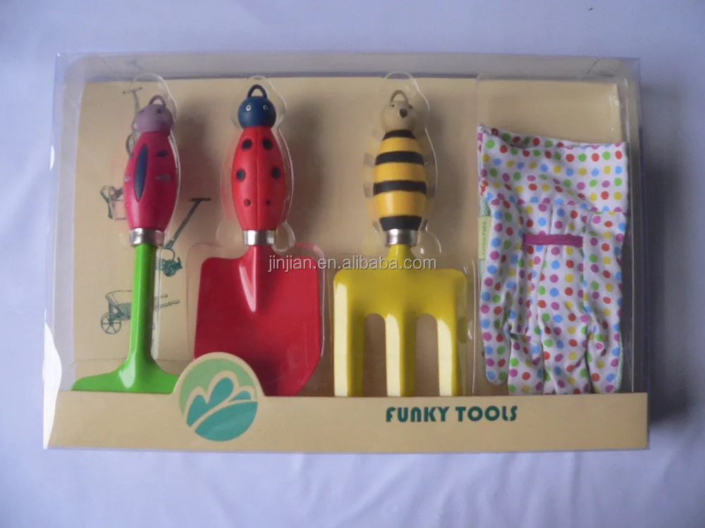 OEM factory manufacturer custom design cute innovative garden tools kids garden set toy