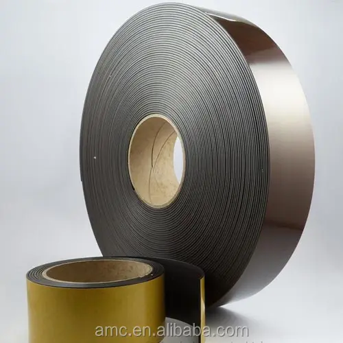 Anisotropic flexible Rubber Magnet Tape With strong adhesive tape