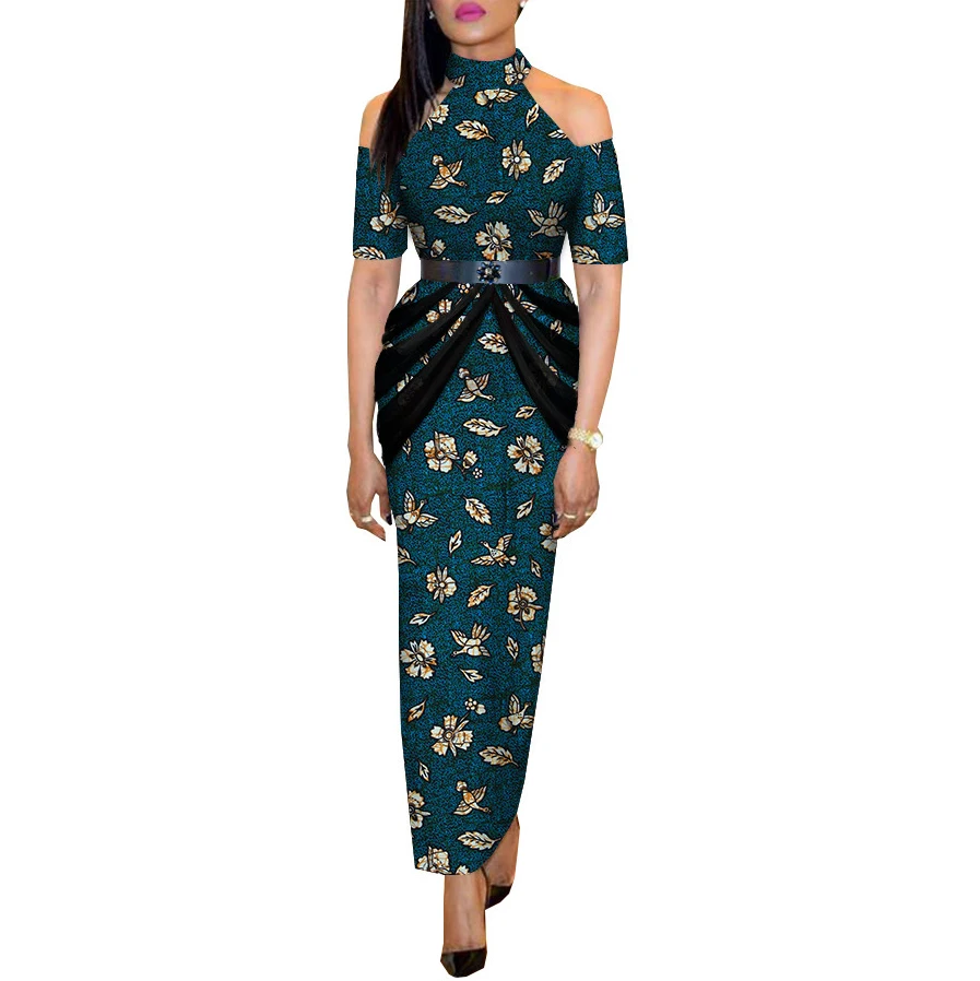 African batik print dress cotton dress wholesale