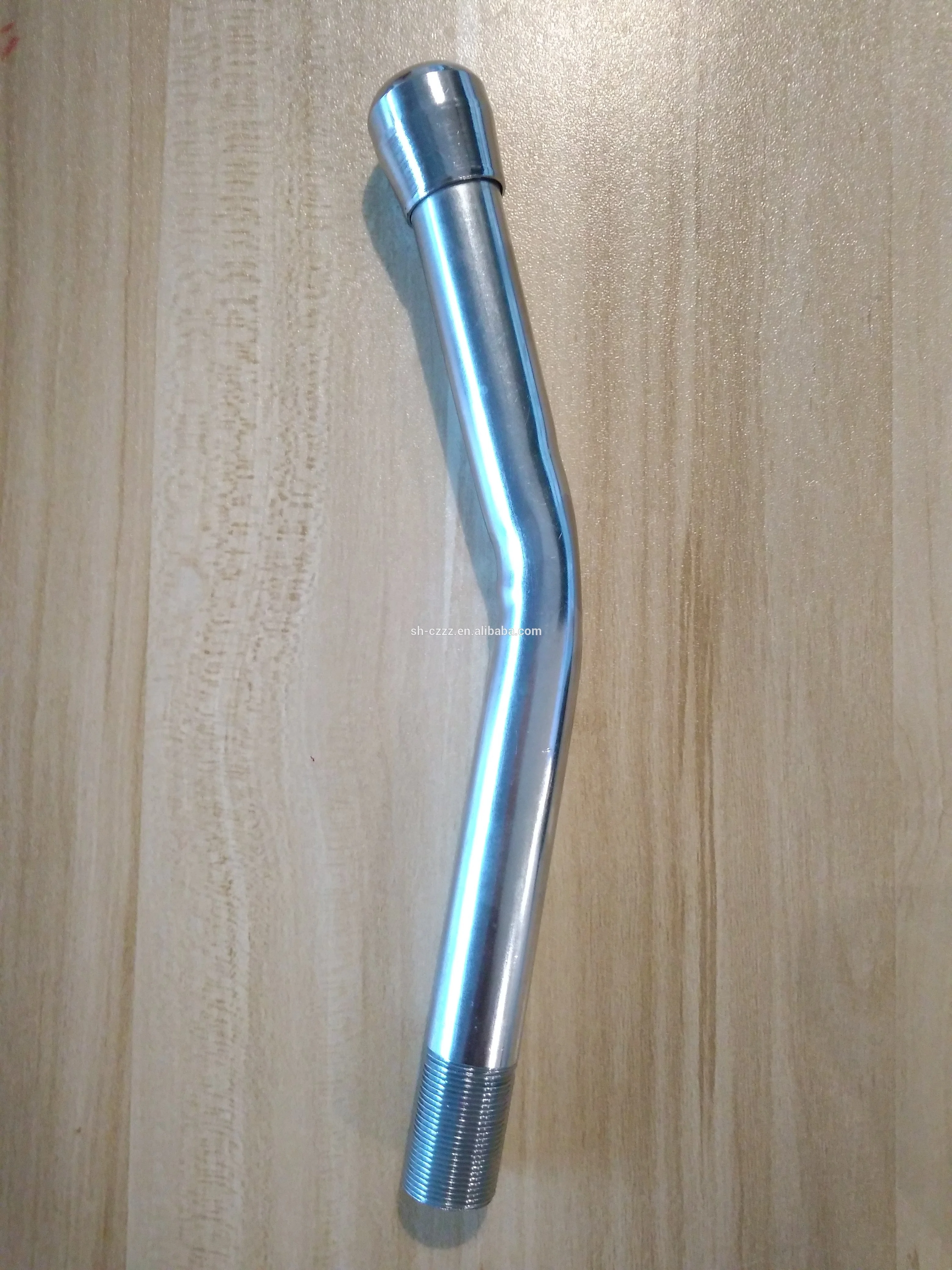 curved stainless steel veterinary feeding needle for big animal Drenching Cannula