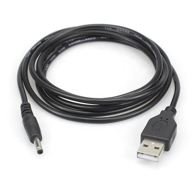 USB 2.0 A Male to 3.5mm DC Power Cord usb to DC 35135 power charging cable