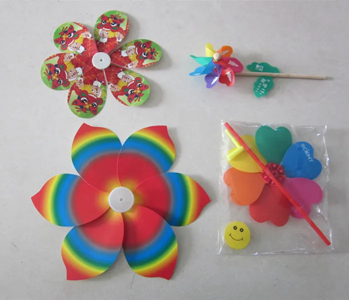 High quality Artificial wedding flower windmill garden decoration